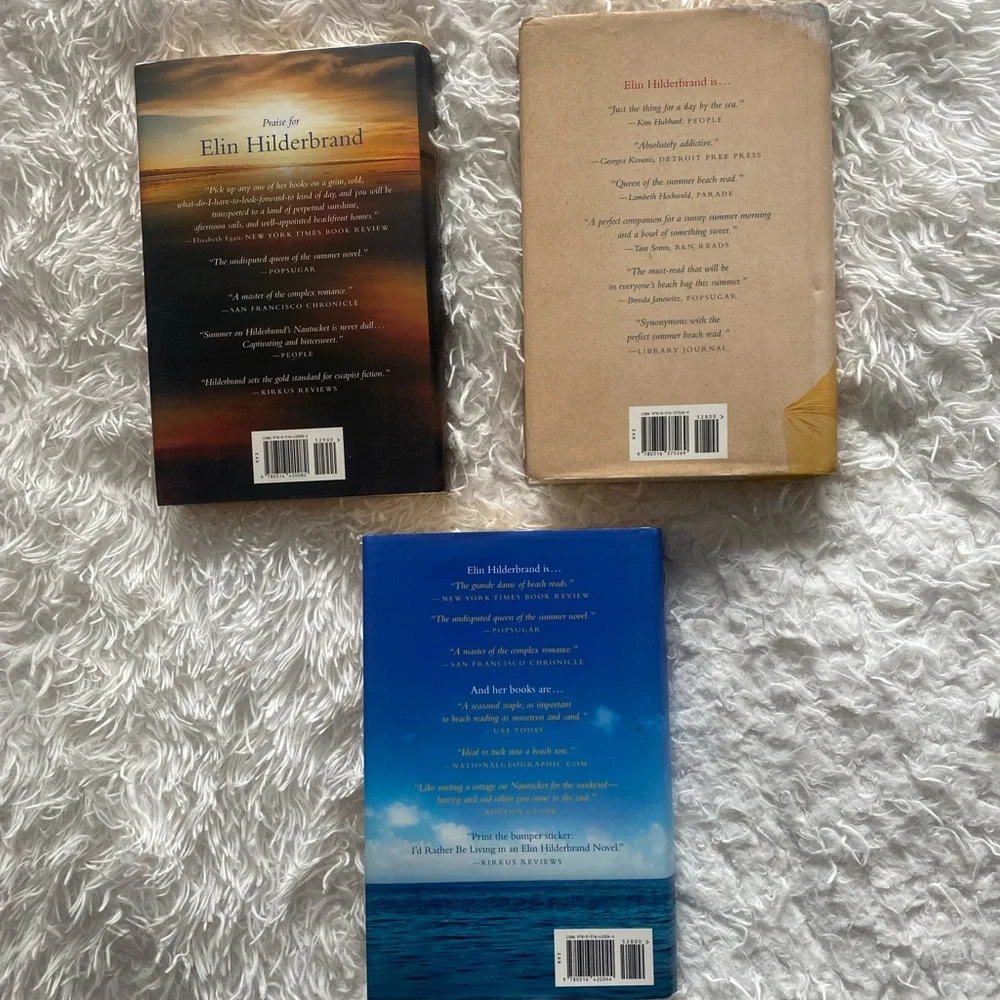 Bundle of 3 Elin Hilderbrand Hardcover Novels – Bestselling Beach Reads! - Picture 3 of 7